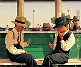 Jack Vettriano The Duellists painting